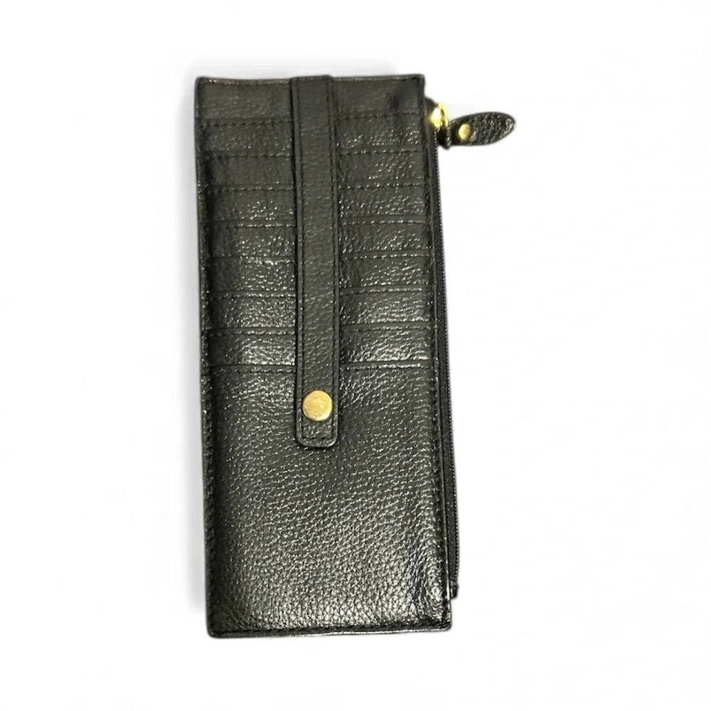 Lodis Black Leather Cash/Card Holder